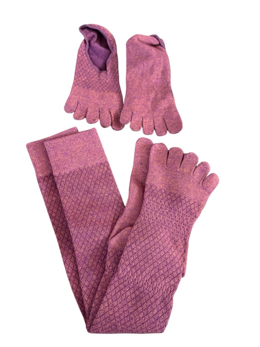 Toesox 2 pair bundle socks M size
